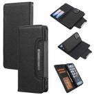 Litchi Texture Detachable Horizontal Flip PU Leather Case with Holder & Card Slots & Wallet & Photo Frame For iPhone 13 Pro Max(Black) - 1