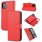 Cross Texture Detachable Horizontal Flip PU Leather Case with Holder & Card Slots & Wallet & Photo Frame For iPhone 13 mini(Red) - 1