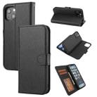 Cross Texture Detachable Horizontal Flip PU Leather Case with Holder & Card Slots & Wallet & Photo Frame For iPhone 13(Black) - 1
