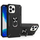 For iPhone 13 Pro Max PC + TPU Protective Case with 360 Degrees Rotatable Ring Holder (Black) - 1
