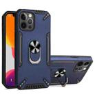 For iPhone 12 Pro Max PC + TPU Protective Case with 360 Degrees Rotatable Ring Holder(Royal Blue) - 1