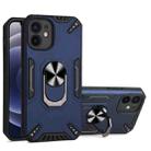 For iPhone 12 mini PC + TPU Protective Case with 360 Degrees Rotatable Ring Holder (Royal Blue) - 1
