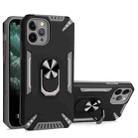 PC + TPU Protective Case with 360 Degrees Rotatable Ring Holder For iPhone 11 Pro(Gray) - 1