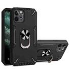 PC + TPU Protective Case with 360 Degrees Rotatable Ring Holder For iPhone 11 Pro(Black) - 1