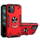 PC + TPU Protective Case with 360 Degrees Rotatable Ring Holder For iPhone 11 Pro(Red) - 1