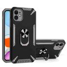 PC + TPU Protective Case with 360 Degrees Rotatable Ring Holder For iPhone 11(Gray) - 1