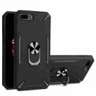 PC + TPU Protective Case with 360 Degrees Rotatable Ring Holder For iPhone 8 Plus & 7 Plus(Black) - 1