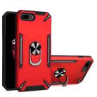 PC + TPU Protective Case with 360 Degrees Rotatable Ring Holder For iPhone 8 Plus & 7 Plus(Red) - 1