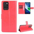 For Infinix Note 10 Pro Crazy Horse Texture Horizontal Flip Leather Case with Holder & Card Slots & Lanyard(Red) - 1