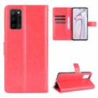 For Blackview A100 Crazy Horse Texture Horizontal Flip Leather Case with Holder & Card Slots & Lanyard(Red) - 1