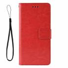 For Samsung Galaxy Z Fold3 5G Crazy Horse Texture Horizontal Flip Leather Case with Holder & Card Slots & Lanyard(Red) - 2