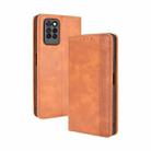 For Infinix Note 10 Pro / 10 Pro NFC Magnetic Buckle Retro Crazy Horse Texture Horizontal Flip Leather Case with Holder & Card Slots & Photo Frame(Brown) - 1