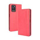 For Infinix Note 10 Pro / 10 Pro NFC Magnetic Buckle Retro Crazy Horse Texture Horizontal Flip Leather Case with Holder & Card Slots & Photo Frame(Red) - 1