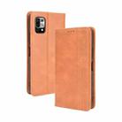 For Umidigi Power 5 Magnetic Buckle Retro Crazy Horse Texture Horizontal Flip Leather Case with Holder & Card Slots & Photo Frame(Brown) - 1