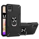 For LG K42 PC + TPU Protective Case with 360 Degrees Rotatable Ring Holder(Black) - 1