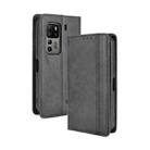 For Ulefone Armor 11 5G / Armor 11T 5G Magnetic Buckle Retro Crazy Horse Texture Horizontal Flip Leather Case with Holder & Card Slots & Photo Frame(Black) - 1