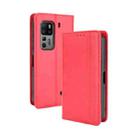 For Ulefone Armor 11 5G / Armor 11T 5G Magnetic Buckle Retro Crazy Horse Texture Horizontal Flip Leather Case with Holder & Card Slots & Photo Frame(Red) - 1