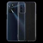 For OPPO A16 0.75mm Ultra-thin Transparent TPU Soft Protective Case - 1