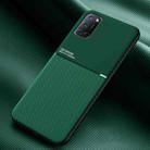 Classic Tilt Strip Grain Magnetic Shockproof PC + TPU Case For OPPO A52(Green) - 1