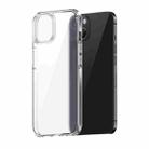 For iPhone 13 mini wlons Ice-Crystal Matte PC+TPU Four-corner Airbag Shockproof Case (Transparent) - 1
