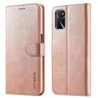LC.IMEEKE Calf Texture Horizontal Flip Leather Case with Holder & Card Slots & Wallet For OPPO A16(Rose Gold) - 1