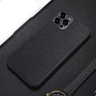 For iPhone 12 Accurate Hole Braided Nylon Heat Dissipation PC + TPU Protective Case(Black) - 1