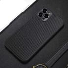 For iPhone 13 Accurate Hole Braided Nylon Heat Dissipation PC + TPU Protective Case(Black) - 1