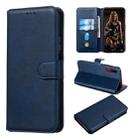 For Huawei Honor 9X / Honor 9X Pro Classic Calf Texture Horizontal Flip PU Leather Case, with Holder & Card Slots & Wallet(Blue) - 1