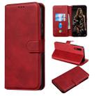 For Huawei Honor 9X / Honor 9X Pro Classic Calf Texture Horizontal Flip PU Leather Case, with Holder & Card Slots & Wallet(Red) - 1