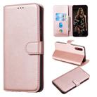 For Huawei Honor 9X / Honor 9X Pro Classic Calf Texture Horizontal Flip PU Leather Case, with Holder & Card Slots & Wallet(Rose Gold) - 1