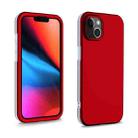 For iPhone 13 Dual-color 360 Degrees Full Coverage Protective PC + TPU Shockproof Case(Red) - 1