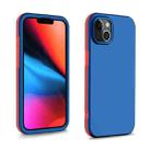 For iPhone 13 Dual-color 360 Degrees Full Coverage Protective PC + TPU Shockproof Case(Blue) - 1