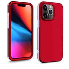 For iPhone 13 Pro Dual-color 360 Degrees Full Coverage Protective PC + TPU Shockproof Case (Red) - 1