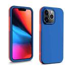 For iPhone 13 Pro Dual-color 360 Degrees Full Coverage Protective PC + TPU Shockproof Case (Blue) - 1