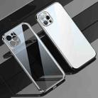 For iPhone 13 Pro SULADA Elastic Silicone Edge Frame + TPU All-inclusive Anti-fall Case (Silver) - 1