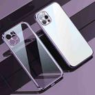 For iPhone 13 Pro Max SULADA Elastic Silicone Edge Frame + TPU All-inclusive Anti-fall Case (Purple) - 1