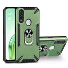 For OPPO A8 PC + TPU Protective Case with 360 Degrees Rotatable Ring Holder(Dark Green) - 1