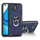 For OPPO F17 Pro PC + TPU Protective Case with 360 Degrees Rotatable Ring Holder(Royal Blue) - 1