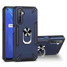 For Realme 6 PC + TPU Protective Case with 360 Degrees Rotatable Ring Holder(Royal Blue) - 1