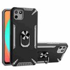 For Realme C11 PC + TPU Protective Case with 360 Degrees Rotatable Ring Holder(Gray) - 1