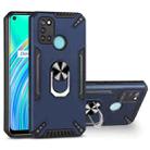For Realme C17 PC + TPU Protective Case with 360 Degrees Rotatable Ring Holder(Royal Blue) - 1
