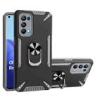 For OPPO Reno5 Pro 5G PC + TPU Protective Case with 360 Degrees Rotatable Ring Holder(Gray) - 1