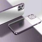 For iPhone 13 Pro SULADA Electroplating Shockproof Ultra-thin TPU Protective Case (Purple) - 1