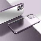 For iPhone 13 Pro Max SULADA Electroplating Shockproof Ultra-thin TPU Protective Case (Purple) - 1