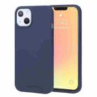 For iPhone 13 mini GOOSPERY SOFT FEELING Liquid TPU Shockproof Soft Case (Navy Blue) - 1