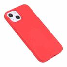 For iPhone 13 GOOSPERY SOFT FEELING Liquid TPU Shockproof Soft Case(Red) - 2