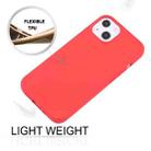 For iPhone 13 GOOSPERY SOFT FEELING Liquid TPU Shockproof Soft Case(Red) - 5