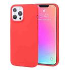 For iPhone 13 Pro GOOSPERY SOFT FEELING Liquid TPU Shockproof Soft Case (Red) - 1