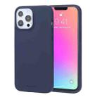 For iPhone 13 Pro GOOSPERY SOFT FEELING Liquid TPU Shockproof Soft Case (Navy Blue) - 1