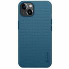 NILLKIN Super Frosted Shield Pro PC + TPU Protective Case For iPhone 13(Blue) - 1